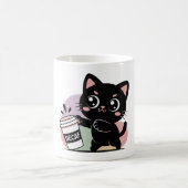 Mug Café chat noir (décaféiné) (Centre)