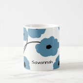 MUG CAFÉ CHIC MUG_MOD B ; UE ET PAVOTS NOIRS (Centre)