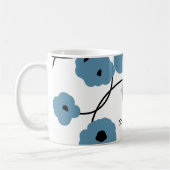 MUG CAFÉ CHIC MUG_MOD B ; UE ET PAVOTS NOIRS (Gauche)