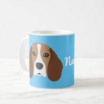 Mug café chien beagle
