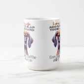 Mug Café Chien De Fierce - Drôle "Touchez Mon Café (Centre)