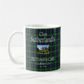 Mug Café Cie. de château de Dunrobin de Sutherland de (Gauche)
