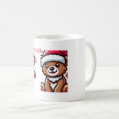 Mug Café classique en tèdre de Noël mignon (Devant droit)