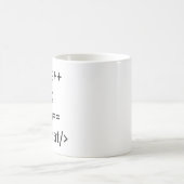 Mug Café++ Code ; Veille==Répéter | Funny Programmer Q (Centre)