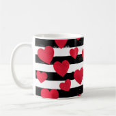 Mug café coeur rouge (Gauche)