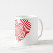 Mug café coeur Starburst (Devant droit)