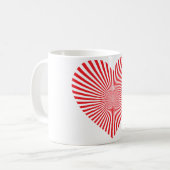 Mug café coeur Starburst (Devant gauche)