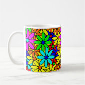 Mug café Collation de puissance de fleurs (Gauche)