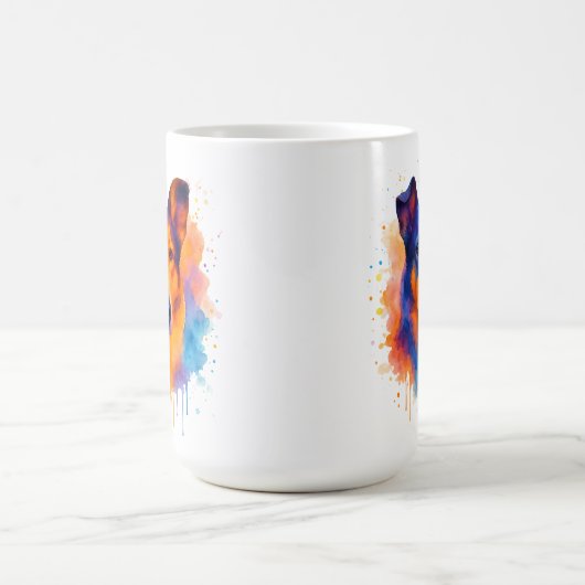 Mug café Collie lisse (Centre)