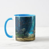 Mug Café combiné d'imaginaire de sirène/tasse de thé (Gauche)