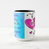 Mug Café Combo Personnalisé 15 oz Inspirationnel Par Z (Centre)