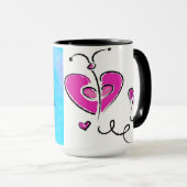 Mug Café Combo Personnalisé 15 oz Inspirationnel Par Z (Devant droit)