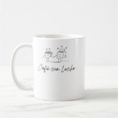 Mug Café Con Leche Café Avec T-Shirt Au Lait (Gauche)