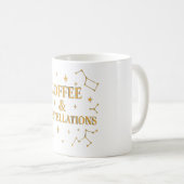 Mug Café & Constellations - Elégante conception de car (Devant droit)