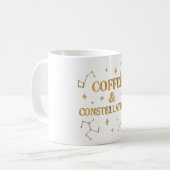 Mug Café & Constellations - Elégante conception de car (Devant gauche)