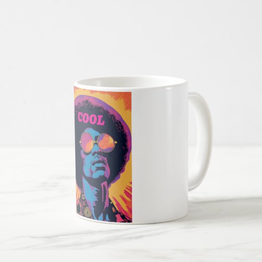 Mug café cool/rétro (Devant droit)