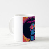Mug café cool/rétro (Devant gauche)