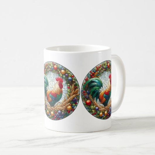 Mug café coq (Devant droit)