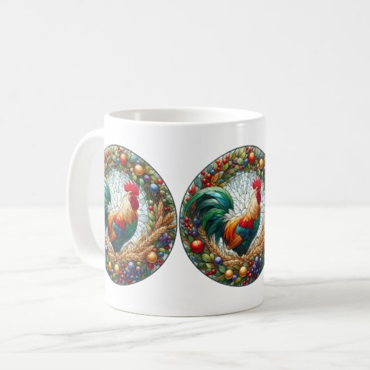 Mug café coq (Devant gauche)