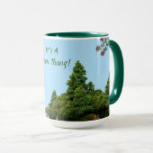 Mug Café ? Coupe des animaux 'GreenThang' Meerkat (Devant droit)