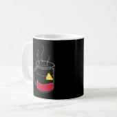 Mug Café Critiquement bas (Devant gauche)