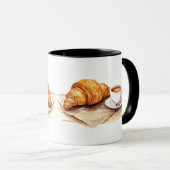 Mug Café Croissant (Devant droit)