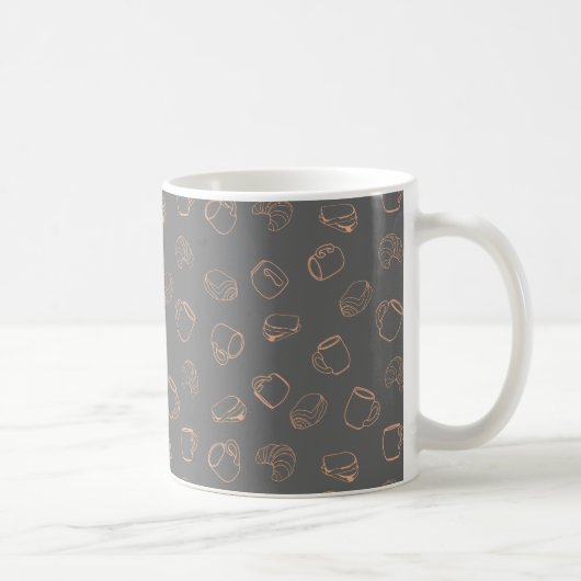 Mug Café Croissants (Droite)
