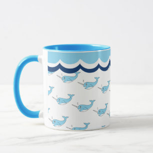 Mug Café Cute Narwhal Whale