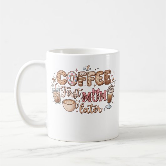Mug café d'abord (Gauche)