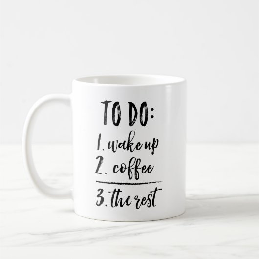 Mug Café d'abord (Gauche)