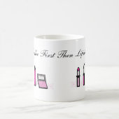Mug Café d'abord puis rouge à lèvres (Centre)