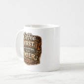 Mug Café d'abord. Tout le reste ensuite (Devant gauche)