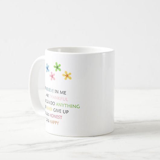 Mug Café d'Affirmation (Devant gauche)