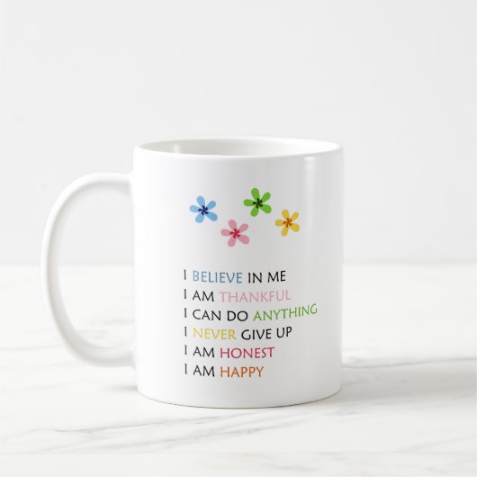 Mug Café d'Affirmation (Gauche)