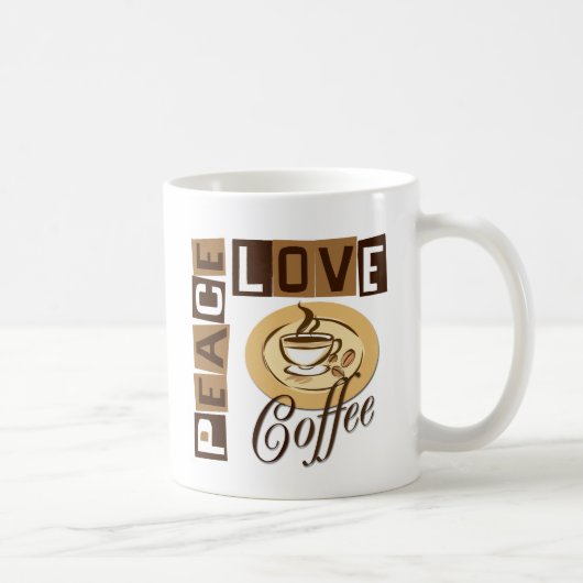 MUG CAFÉ D'AMOUR DE PAIX (Droite)