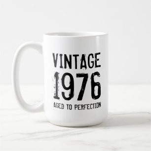 Mug Café d'anniversaire 50 ans vieilli à la perfection