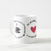 Mug Café Dans chaque gorgée, une histoire se prépare (Devant gauche)
