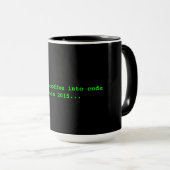Mug Café dans le code (Devant droit)