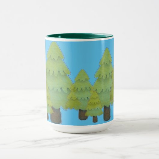 Mug Café "Dans les arbres" (Centre)
