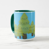 Mug Café "Dans les arbres" (Devant gauche)