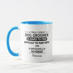 Mug Café d'appréciation pour toiletteur de chien perso