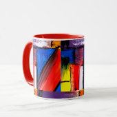 Mug café d'art moderne (Devant gauche)