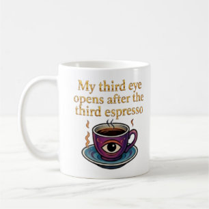 Mug Café d'art mystique moderne Ma collection du trois