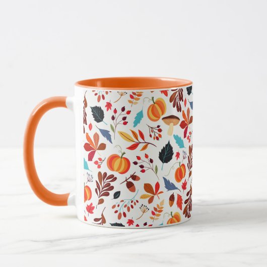 Mug café d'automne motif (Gauche)