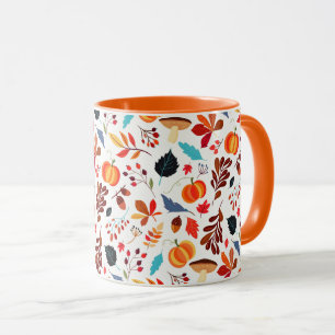 Mug café d'automne motif