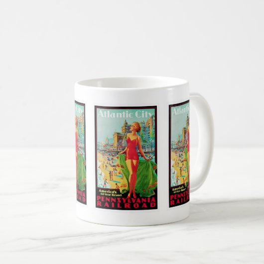 Mug café de Atlantic City (Devant droit)