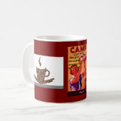 Mug "Café de camping vintage" (Devant gauche)