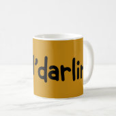 Mug café de chariot de mandrin (Devant droit)