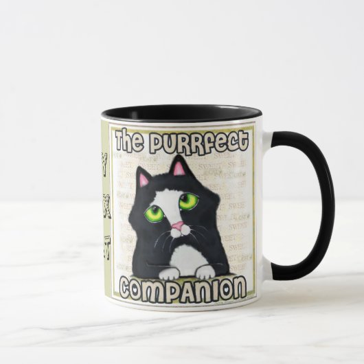 Mug Café de chat de smoking/tasse de thé (Droite)