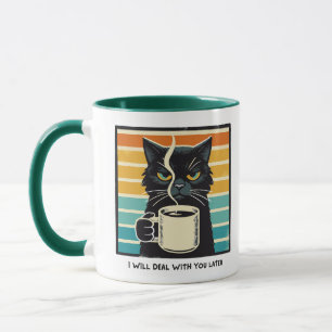 Mug Café de chat d'humeur du matin